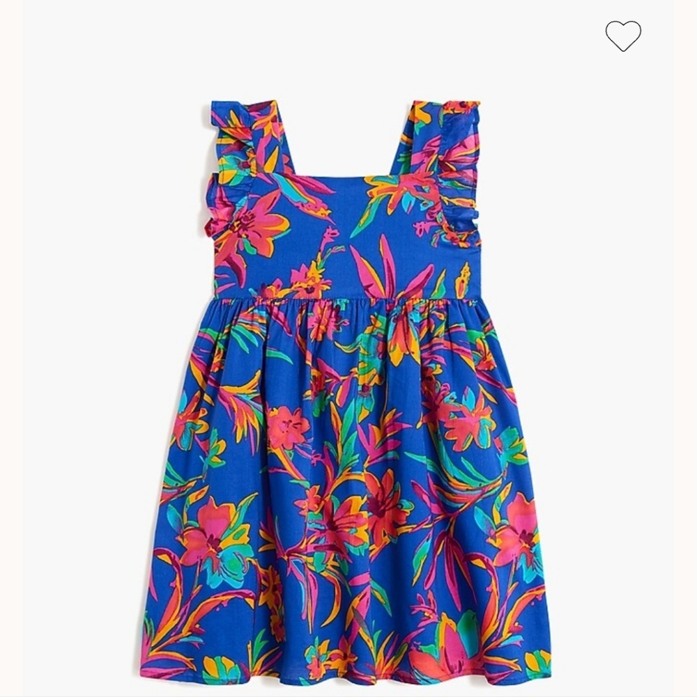 J.Crew Dress Cotton Floral Kids size 10